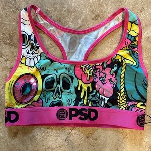 LIQUID DEATH X PSD DEATH DRIP SPORTS BRA size S